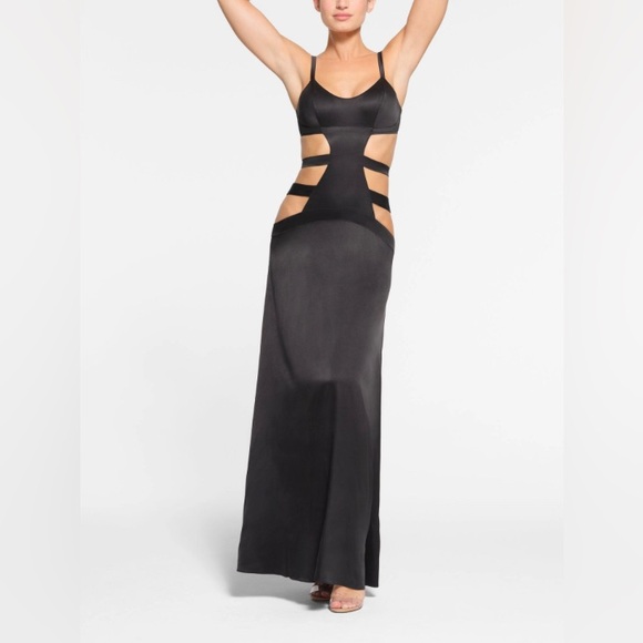 SKIMS Dresses & Skirts - SKIMS Strappy Silk Slip Dress
